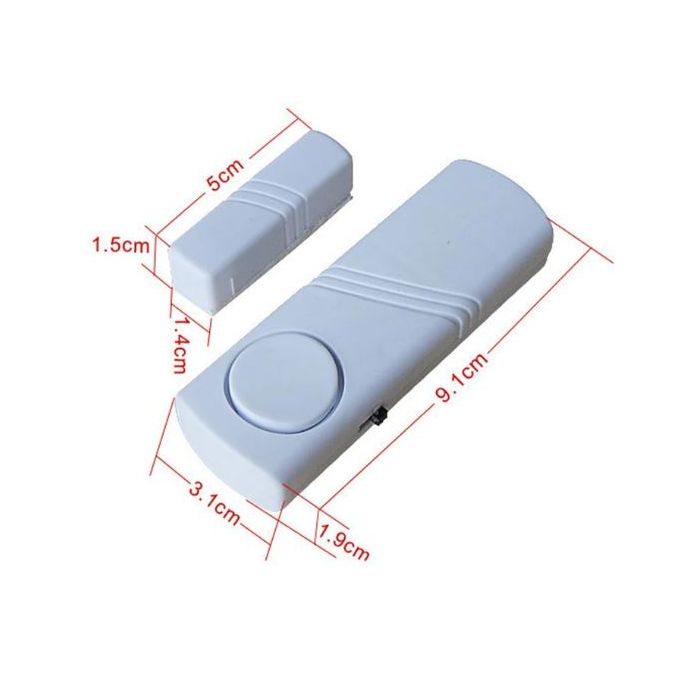 Wireless Door/Window Alarm System - Door Sensor with Built-in Alarm