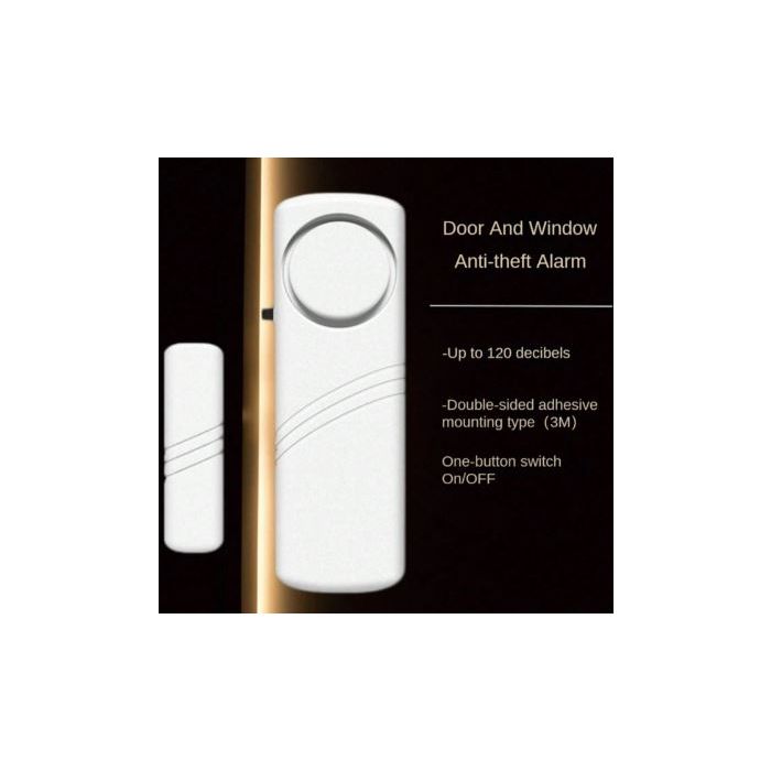 Wireless Door/Window Alarm System - Door Sensor with Built-in Alarm