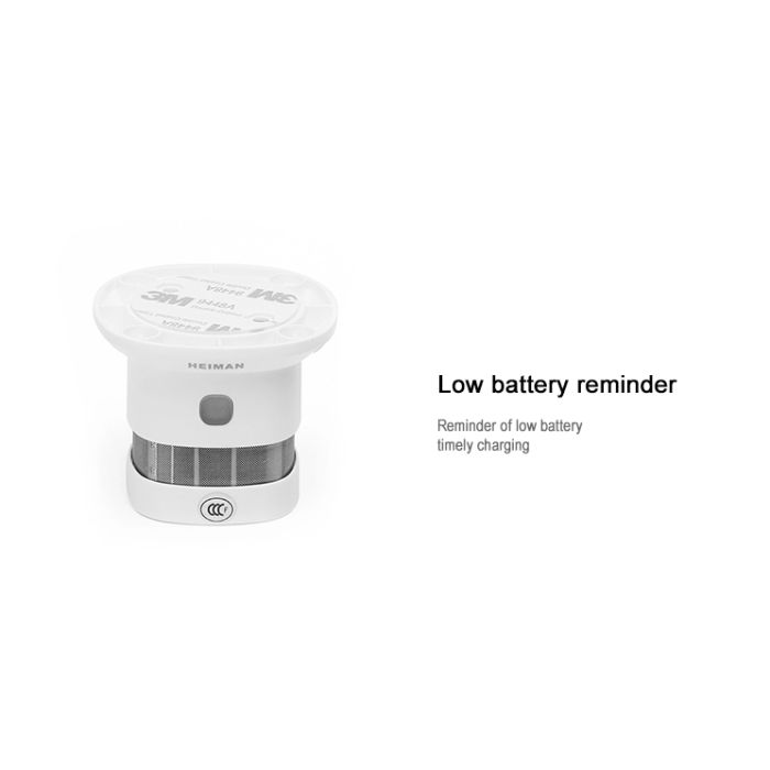 Wireless Smart Smoke Detector with Alarm
