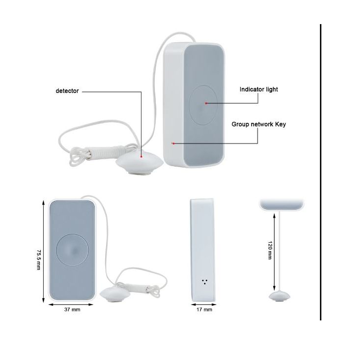 Smart Water Leak Detector and Alarm